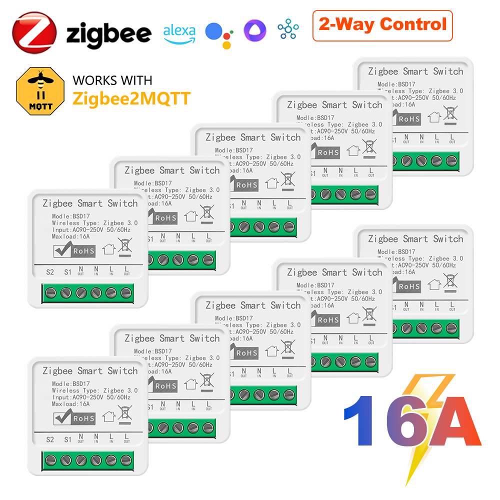Home Automation Diy - 16A ZigBee3.0 Smart Light Switch, Home