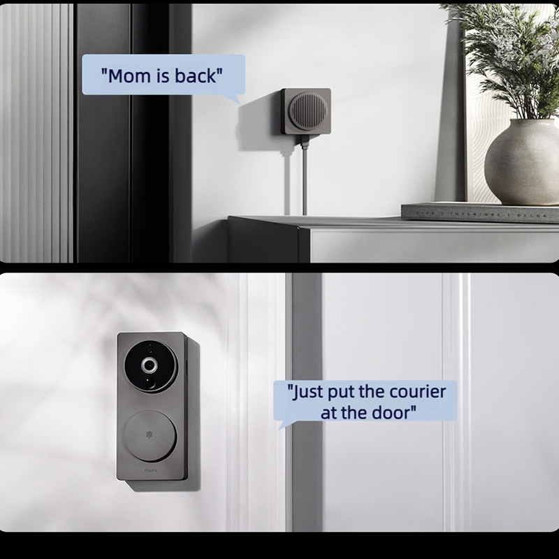 Smart Doorbell Wired - Aqara Smart Video Doorbell 1080P Wireless