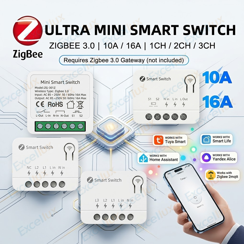 Home Automation Diy - Mini Zigbee Smart Switch Module DIY