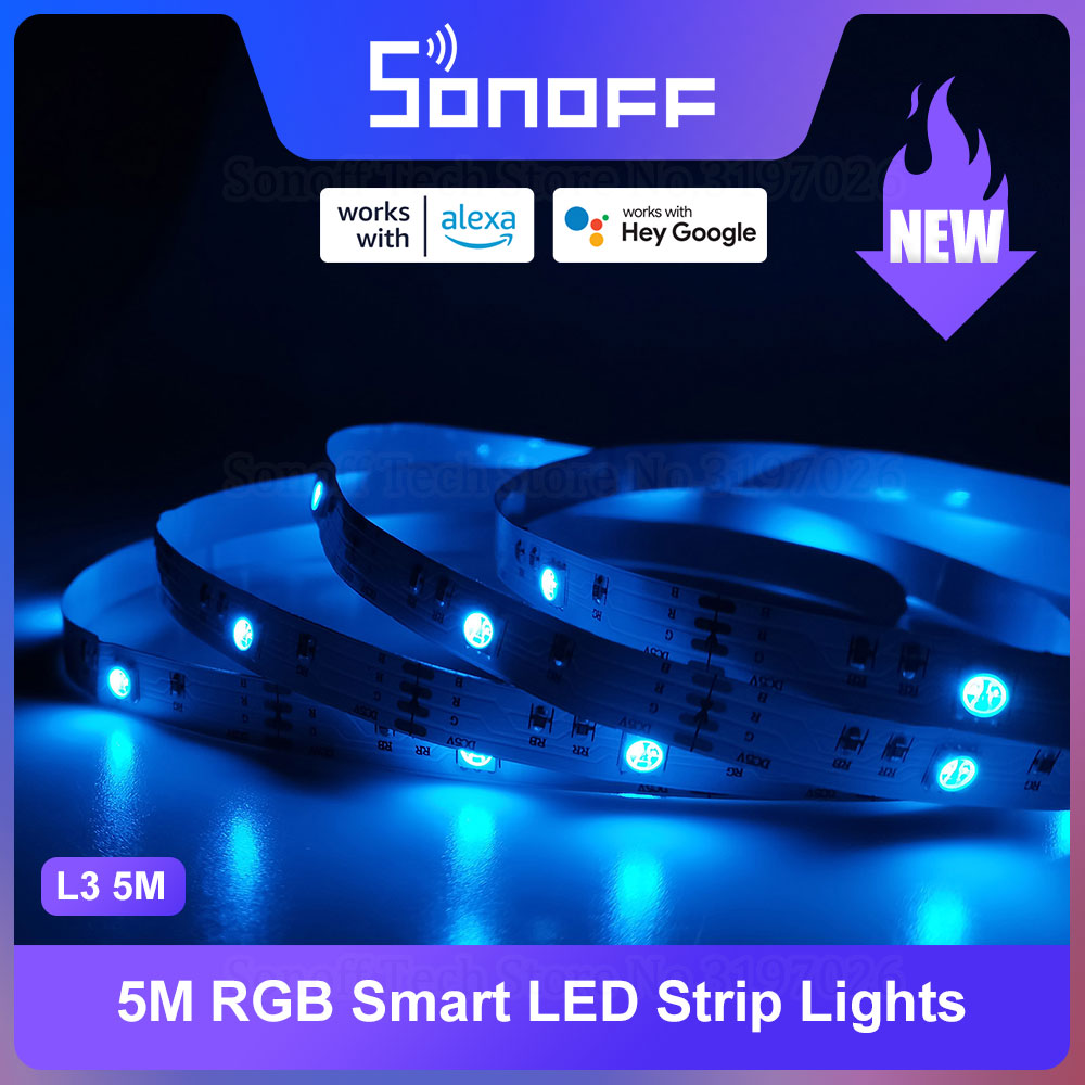 Sonoff Basic Switch - SONOFF L3 5M RGB Smart LED
