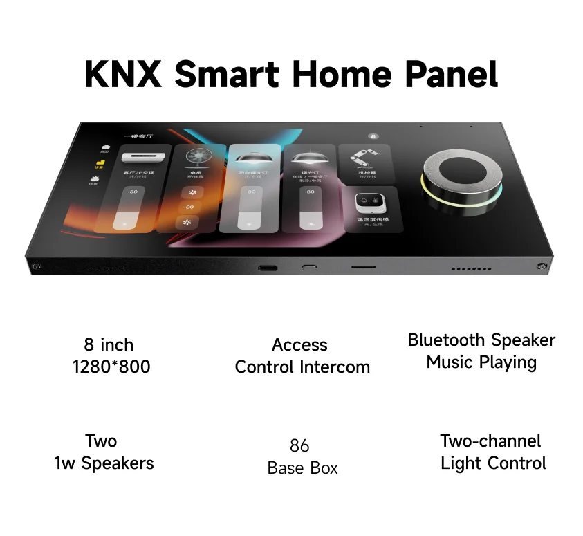 8-inch IPS Screen 1280*800 , M – обзор и цена Home Automation System Design