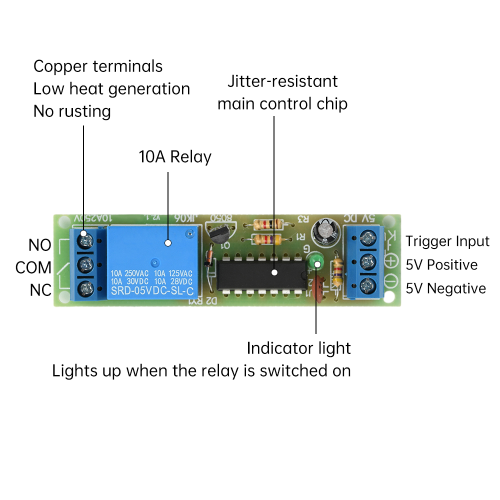 DC 5V Flip-Flop Latch Relay Mo – обзор и цена Shelly Relay Module