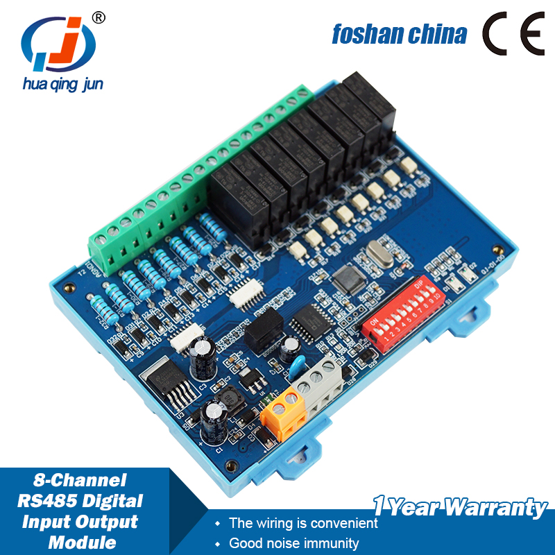 Huaqingjun 8-Channel RS485 Dig – обзор и цена Relay 8 Channel Board