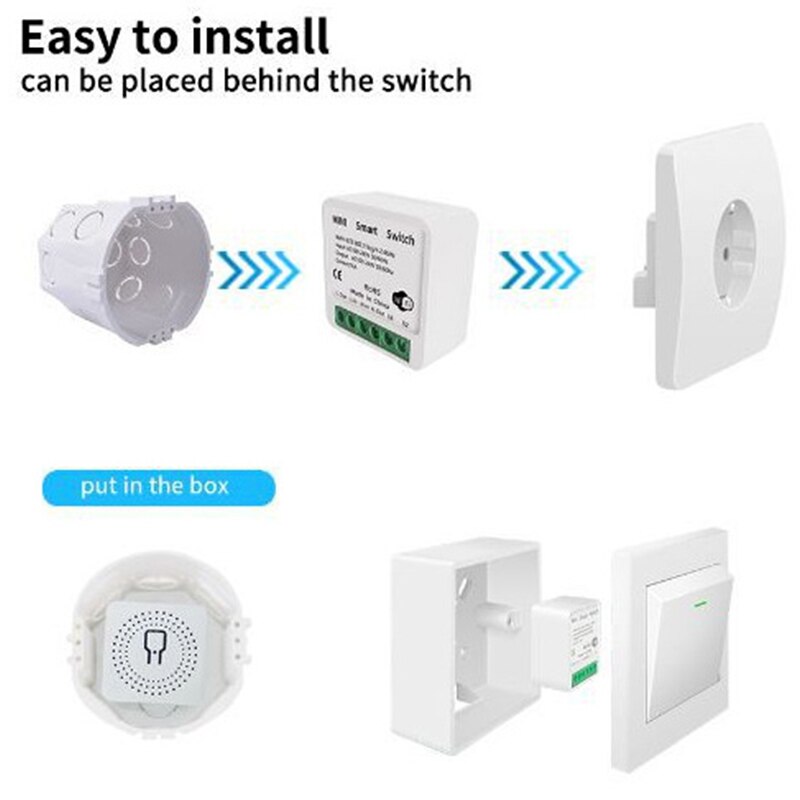 Tuya 16A Mini Wifi Smart Switc – обзор и цена Home Automation Diy