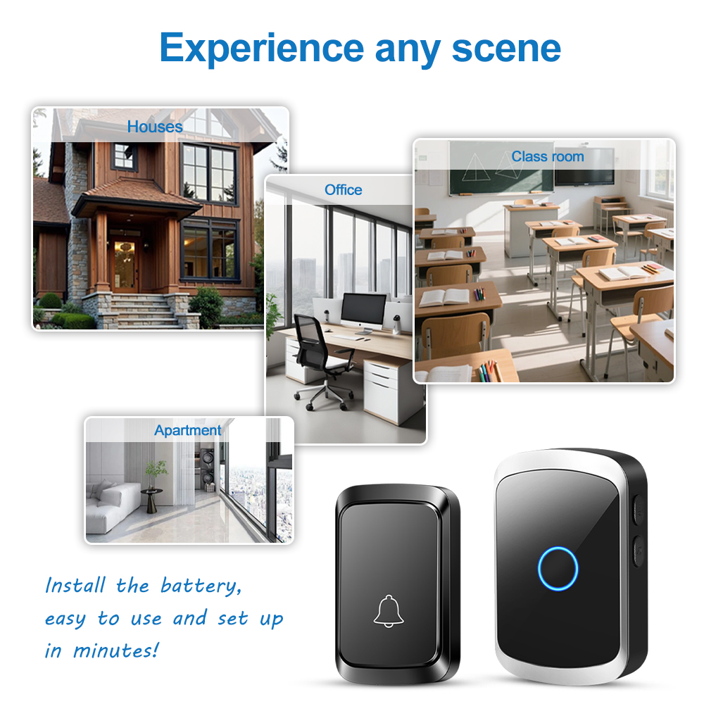 Smart Wireless Doorbell Door C – обзор и цена Smart Home Automation Diy