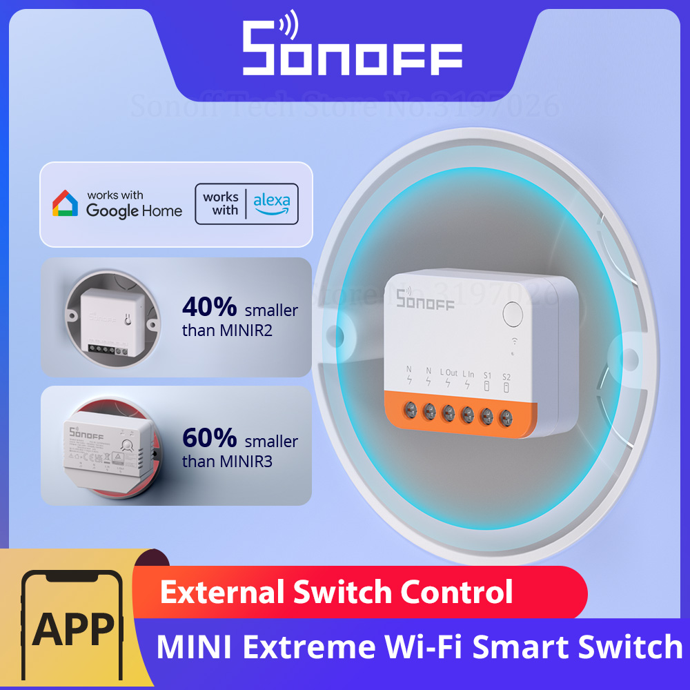 SONOFF MINIR4 Extreme Wi-Fi Sm – обзор и цена Sonoff Basic Switch