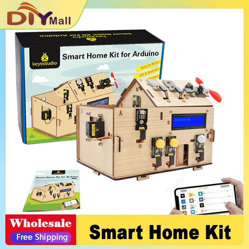 Keyestudio Smart IoT Home Kit  – обзор и цена Home Automation Diy