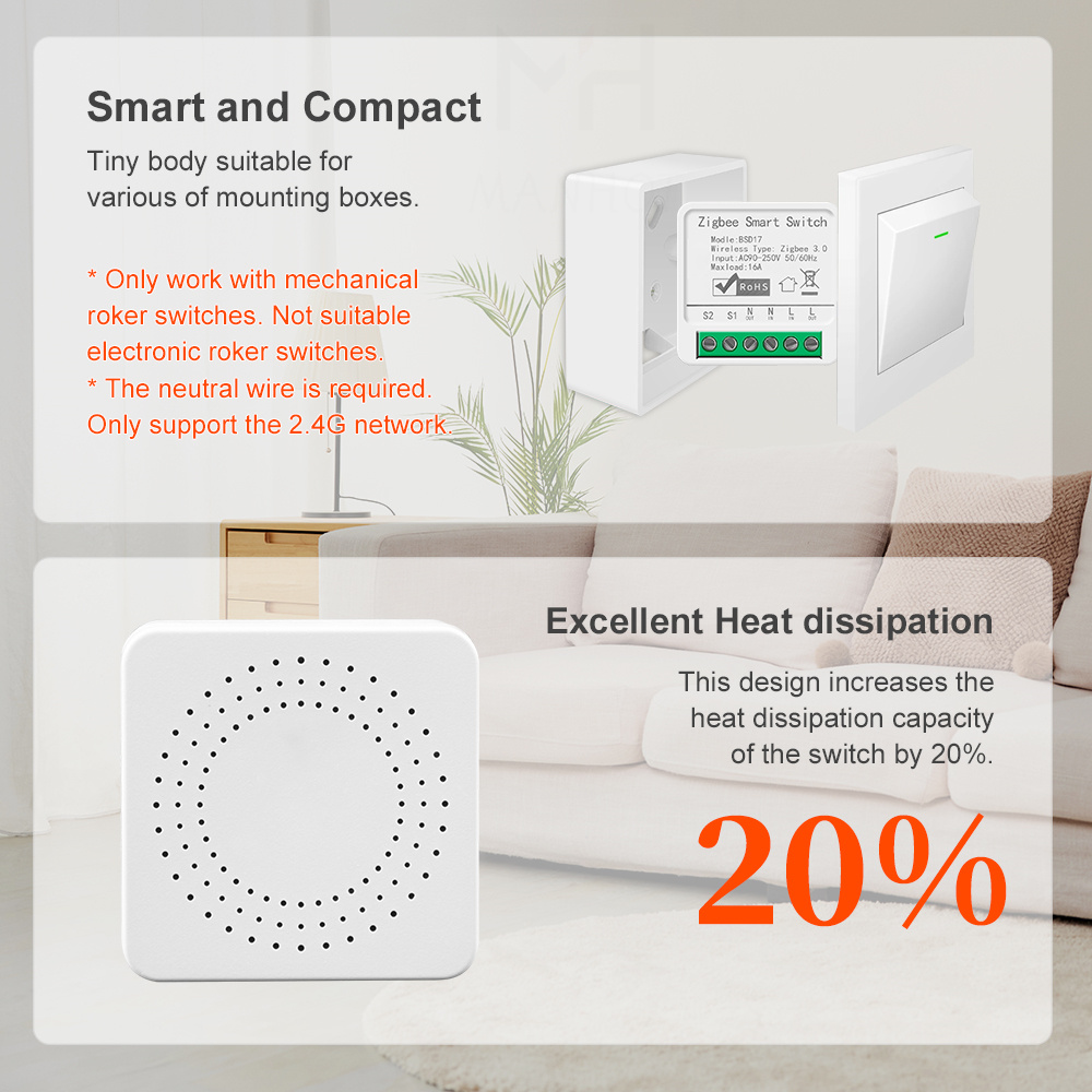 16A ZigBee3.0 Smart Light Swit – обзор и цена Home Automation Diy