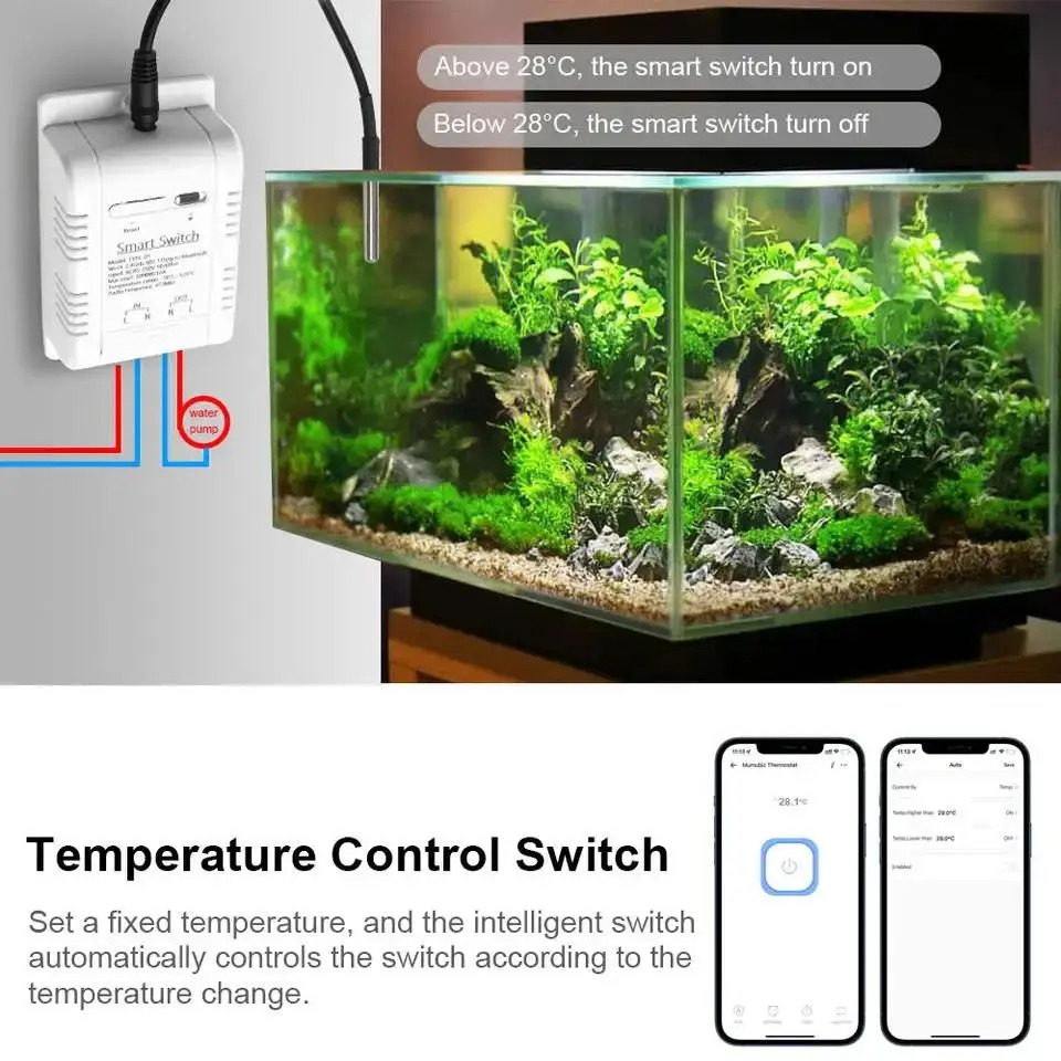 Tuya Wifi 16A/20A Smart Temper – обзор и цена Sonoff Basic Switch