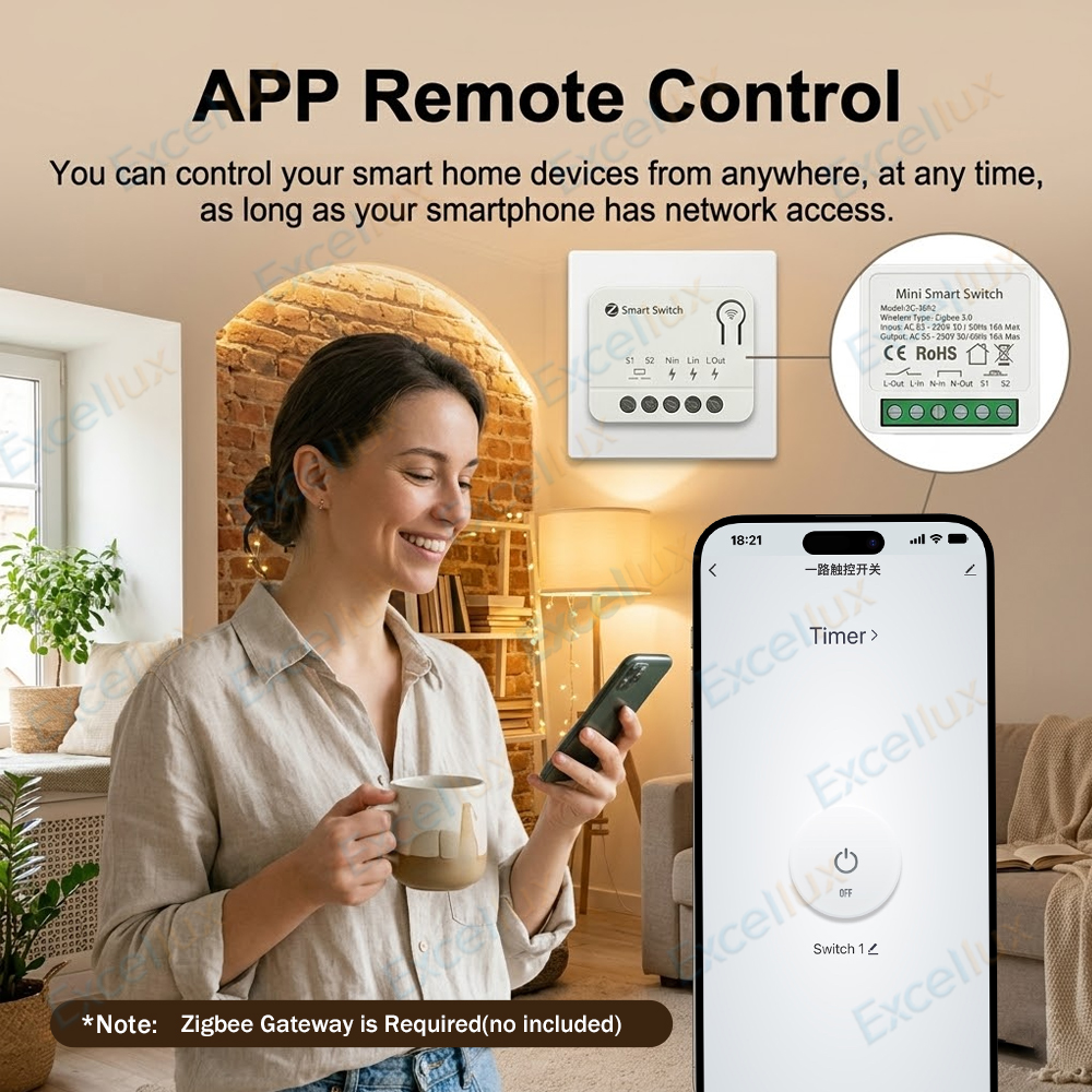 Mini Zigbee Smart Switch Modul – обзор и цена Home Automation Diy