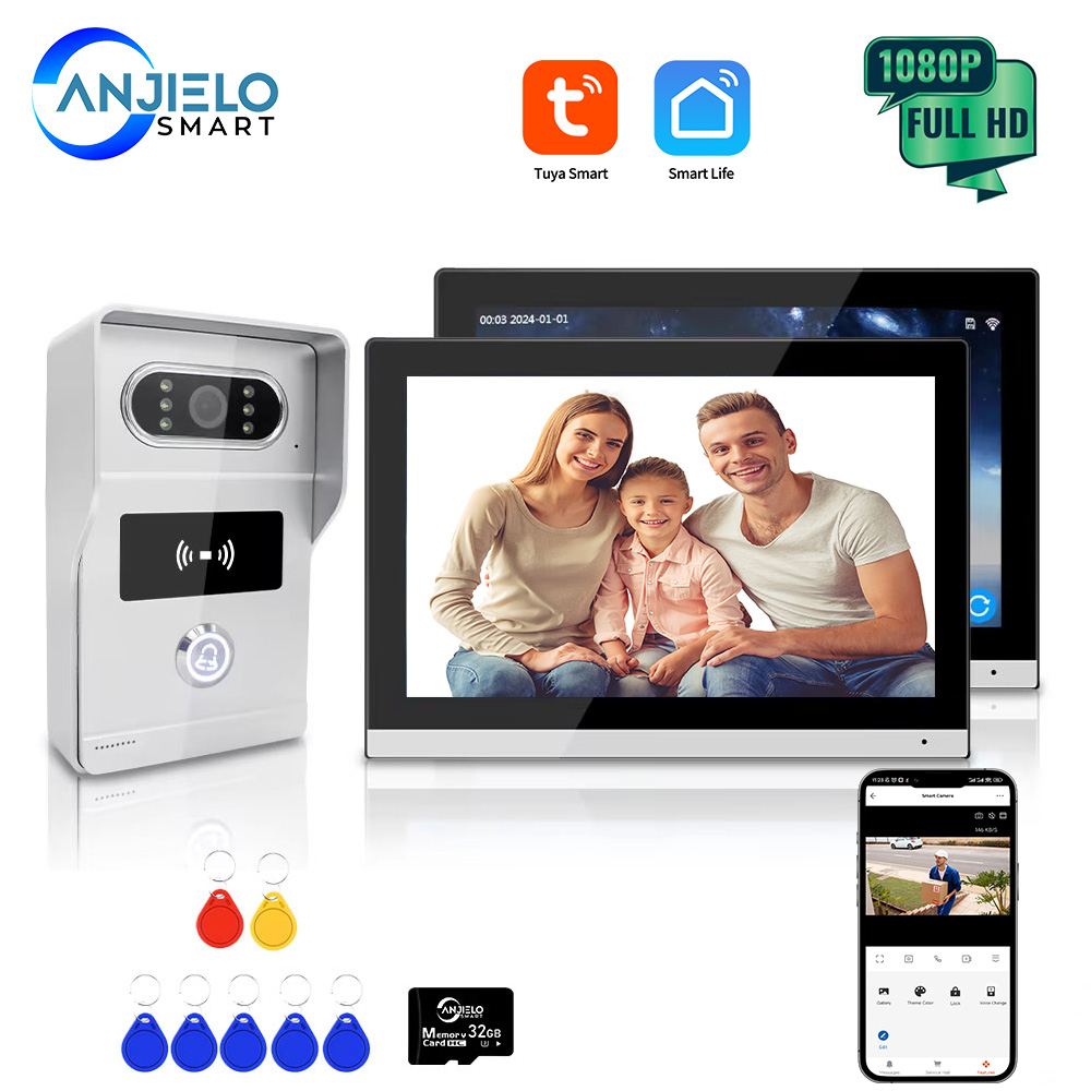 ANJIELO 1080P IP Video Interco – обзор и цена Smart Doorbell Wired