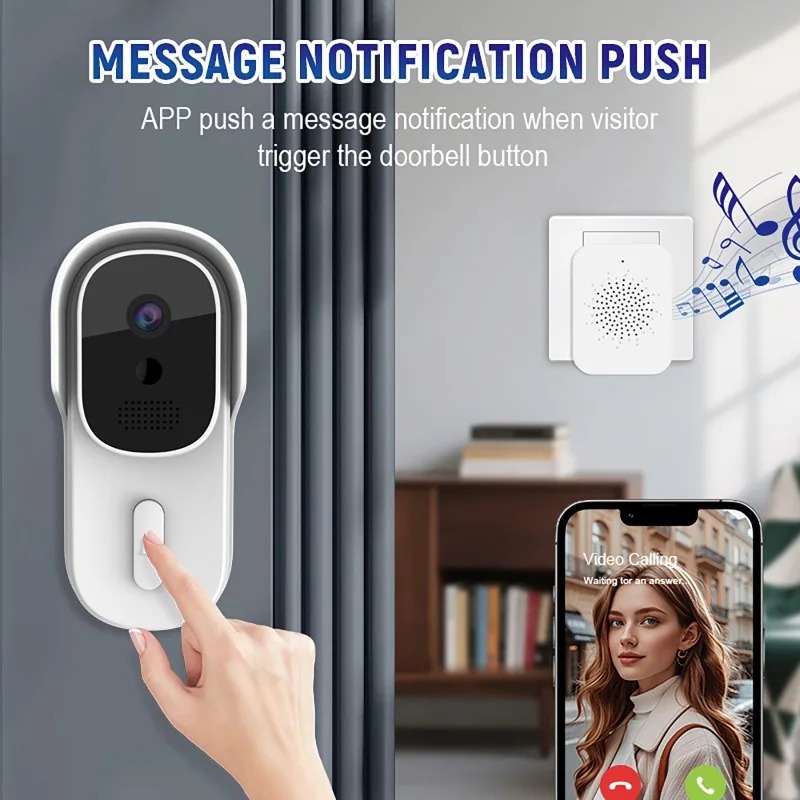 Wide View Tuya Smart Life APP  – обзор и цена Smart Doorbell Wired