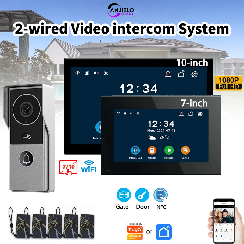ANJIELO 1080P Phone Support IP – обзор и цена Smart Doorbell Wired