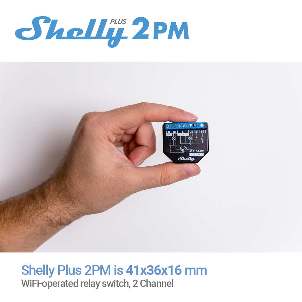 Shelly Plus 2PM Smart Home WiF – обзор и цена Shelly Relay Module