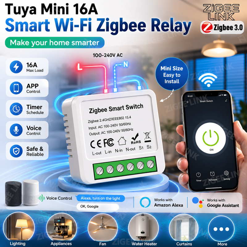 WiFi Zigbee3.0 Mini Smart Swit – обзор и цена Diy Home Automation Controller