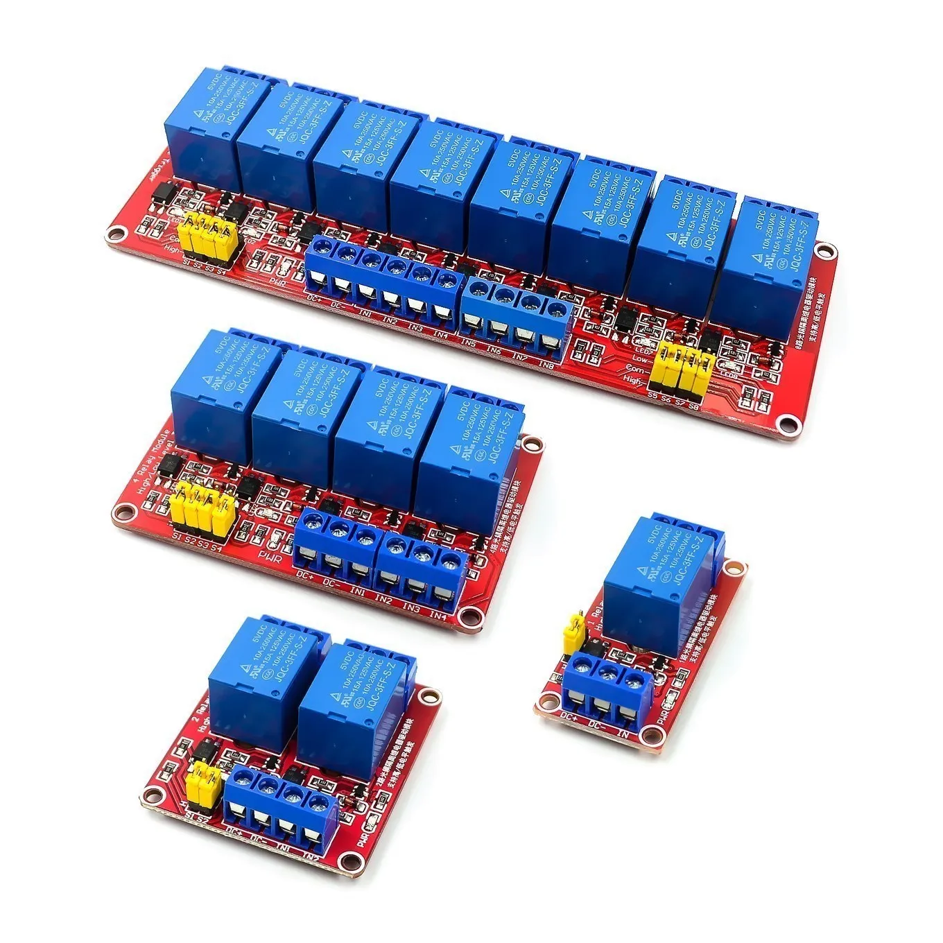  1 2 4 8 Channel 5V 12V 24V Re – обзор и цена Relay 8 Channel Board