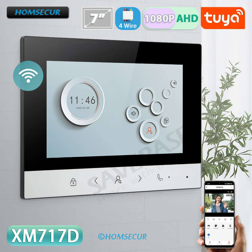 Tuya Smart WIFI Indoor Monitor – обзор и цена Smart Doorbell Wired