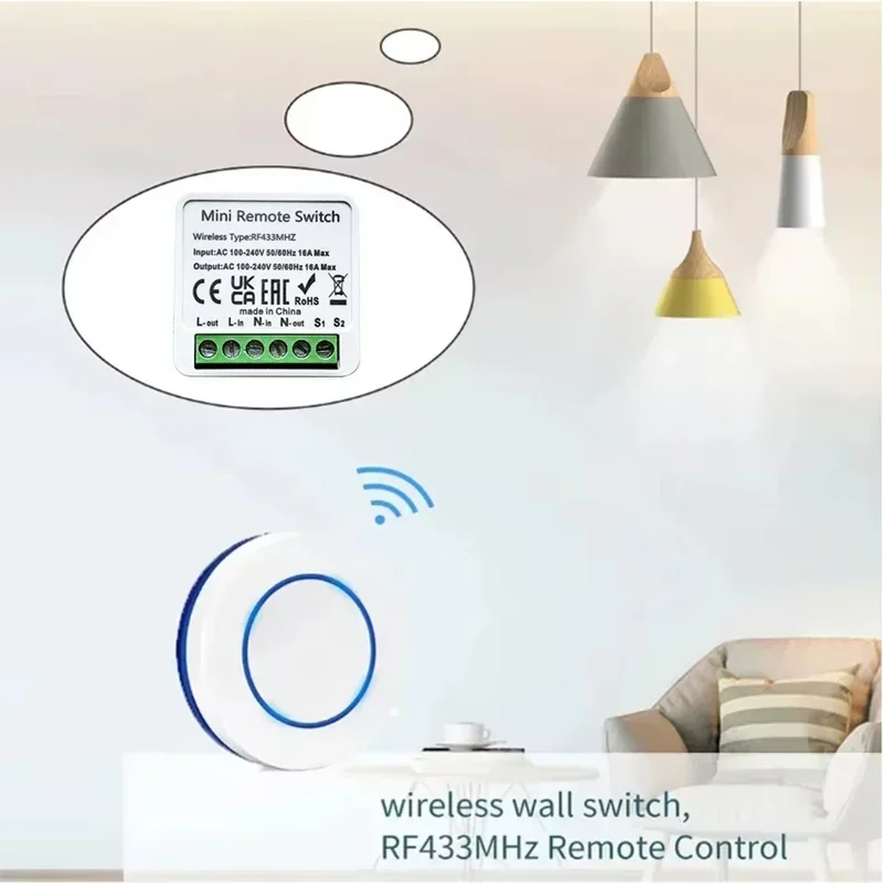 RF 433MHz Smart Wireless DIY R – обзор и цена Home Automation Panel Diy