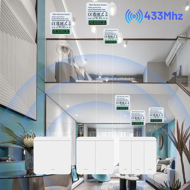 RF 433MHz Smart DIY Wireless S – обзор и цена Home Automation Panel Diy