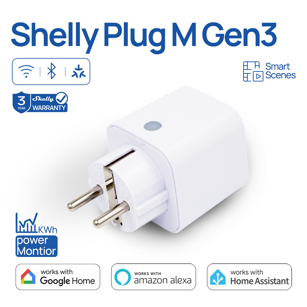 Shelly Plug M Gen3 WiFi Smart  – обзор и цена Shelly Relay Module