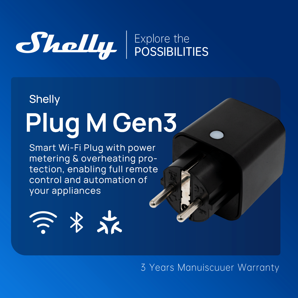 Shelly Plug M Gen3 WiFi Smart  – обзор и цена Shelly Relay Module