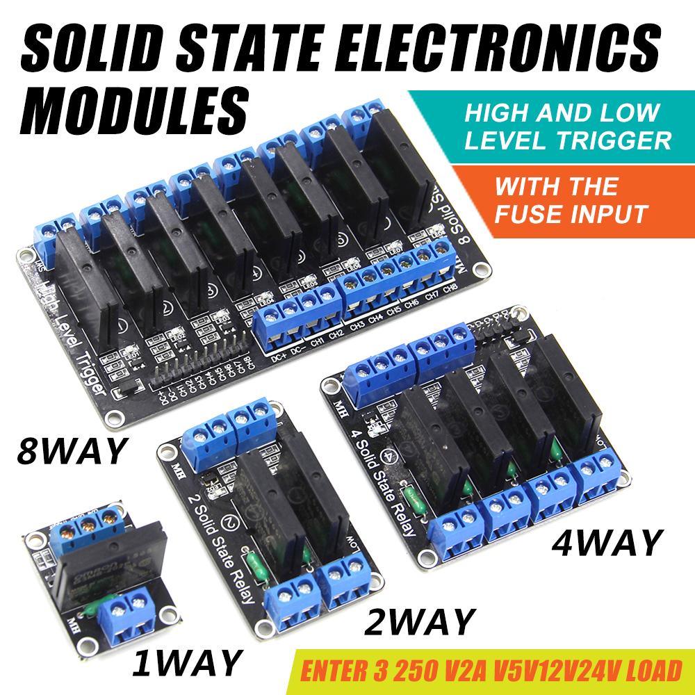 1/2/4/8 Channel SSR Solid Stat – обзор и цена Relay 8 Channel Board