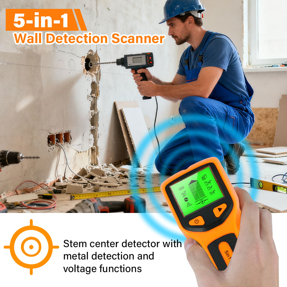 Wall Stud Detector 5 in 1 Hand – обзор и цена Water Leak Detector Wired