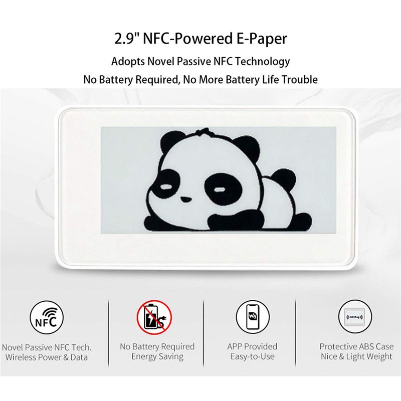 New  2.9 Inch Wireless NFC-Pow – обзор и цена Display Epaper 2.9
