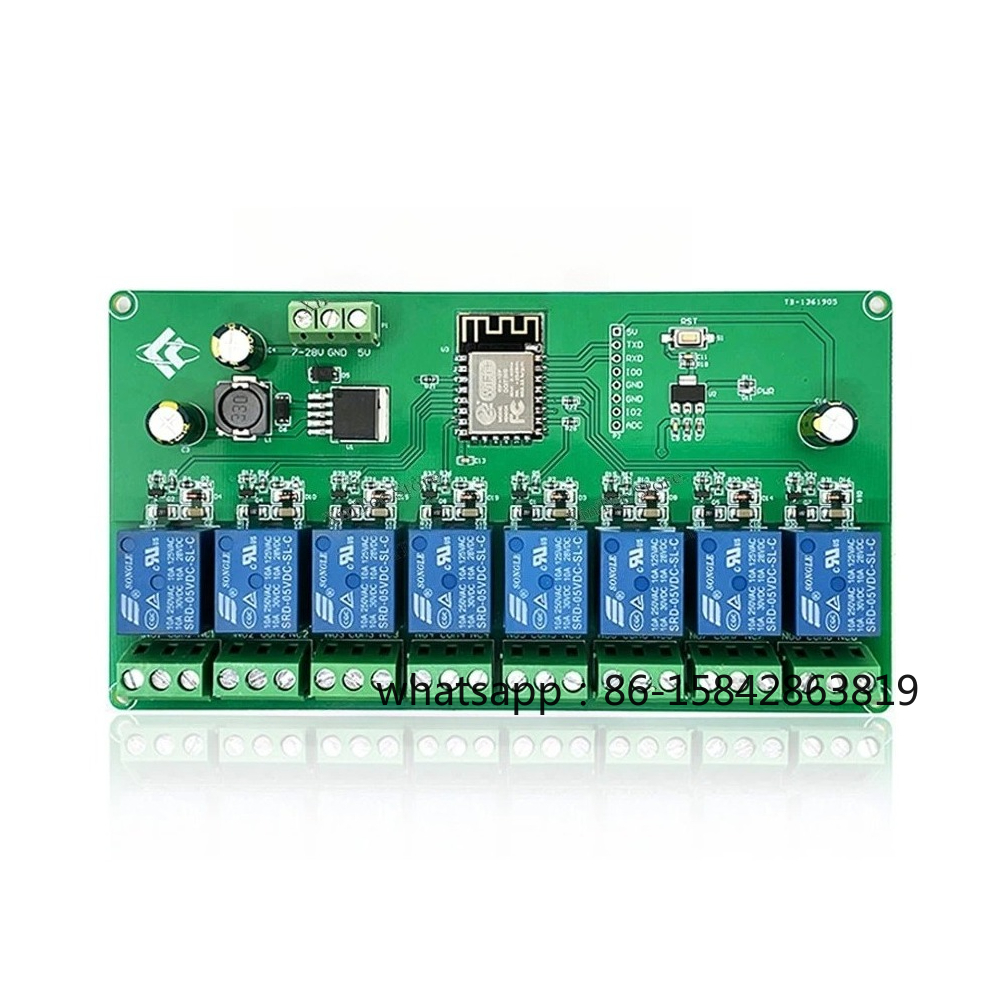 2/4/8 Channel ESP8266 Wireless – обзор и цена Relay 8 Channel Board