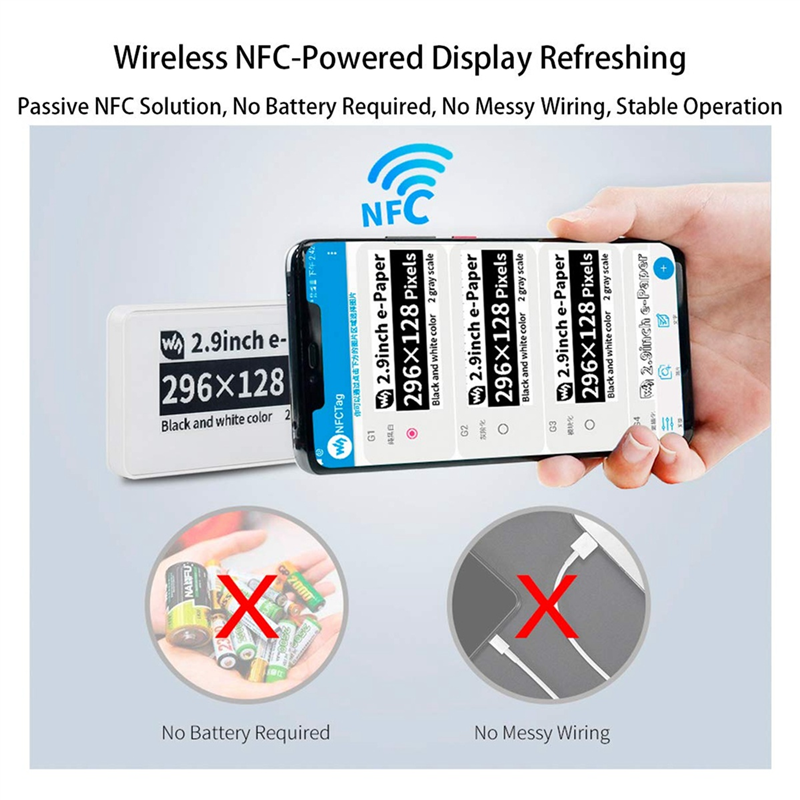 RISE Waveshare 2.9 Inch Wirele – обзор и цена Display Epaper 2.9