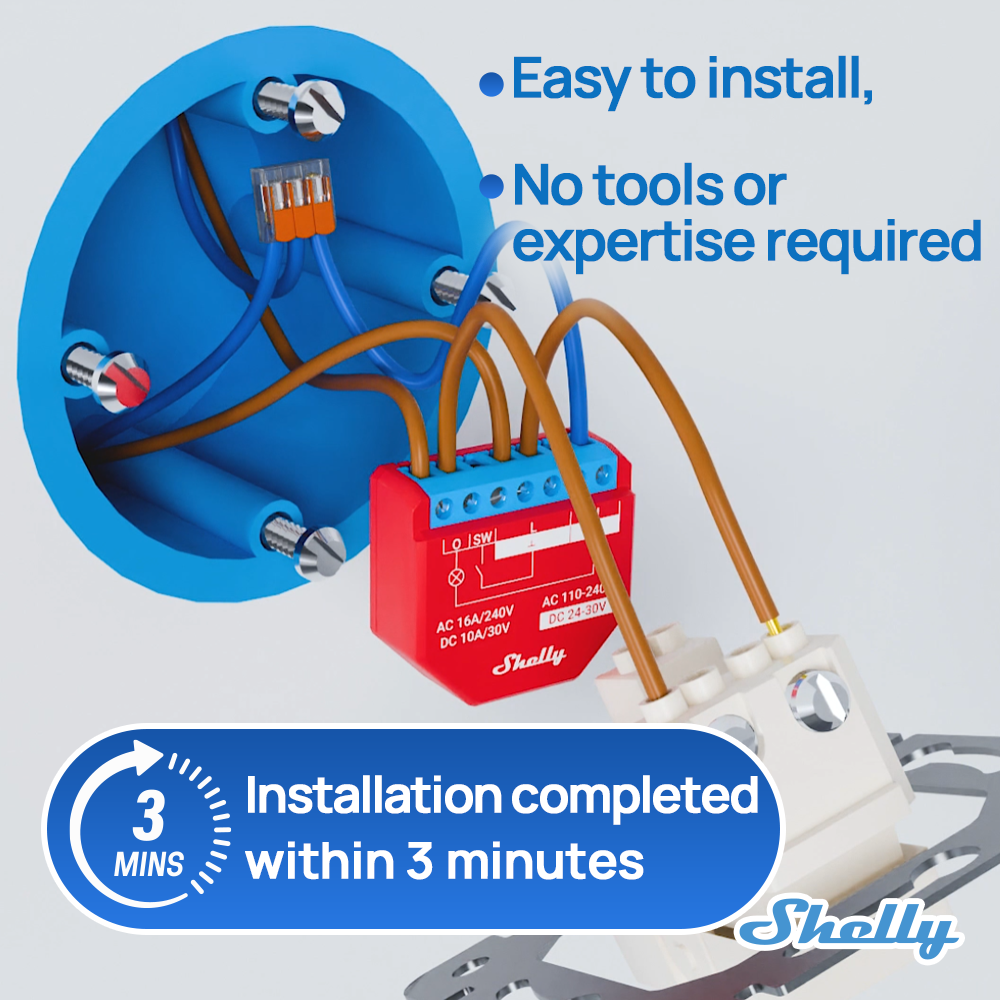 Shelly Plus 1PM Smart Home Lif – обзор и цена Shelly Relay Module