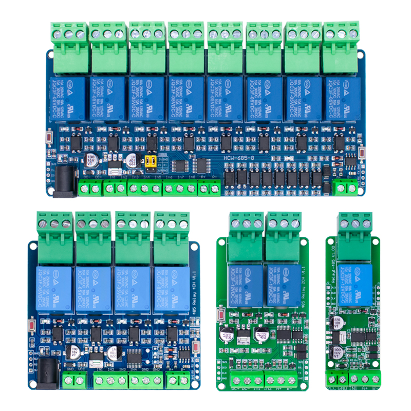 LIZAO 5V 12V Modbus RTU 1/2/4/ – обзор и цена Relay 8 Channel Board