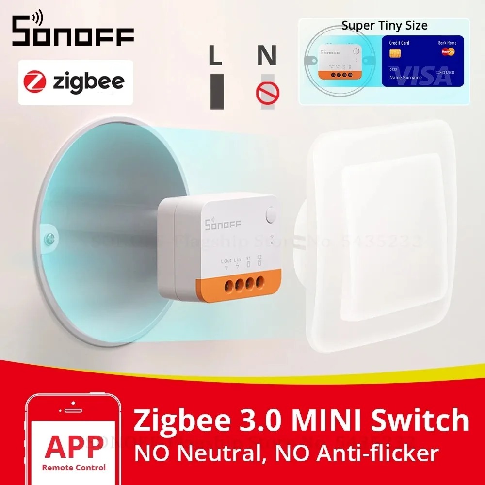 SONOFF ZBMINI L2 Zigbee Zbmini – обзор и цена Sonoff Basic Switch