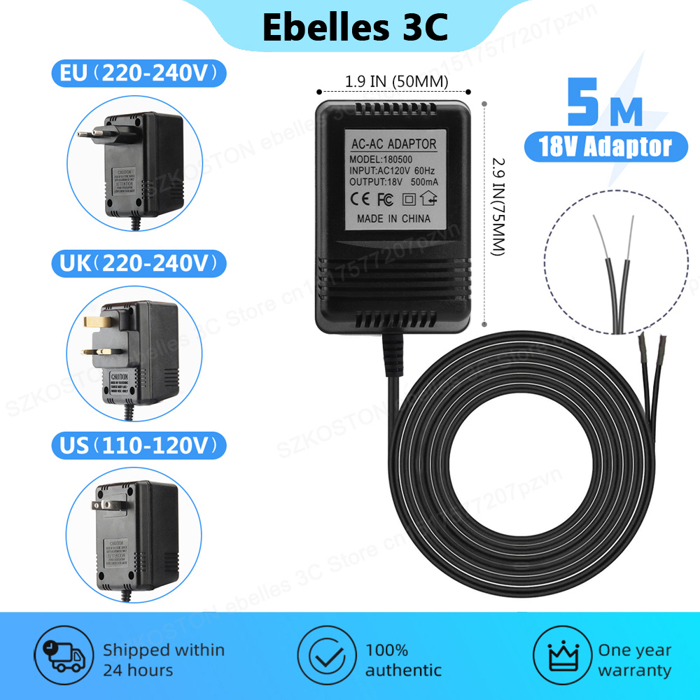 18V AC Transformer Charger for – обзор и цена Smart Doorbell Wired