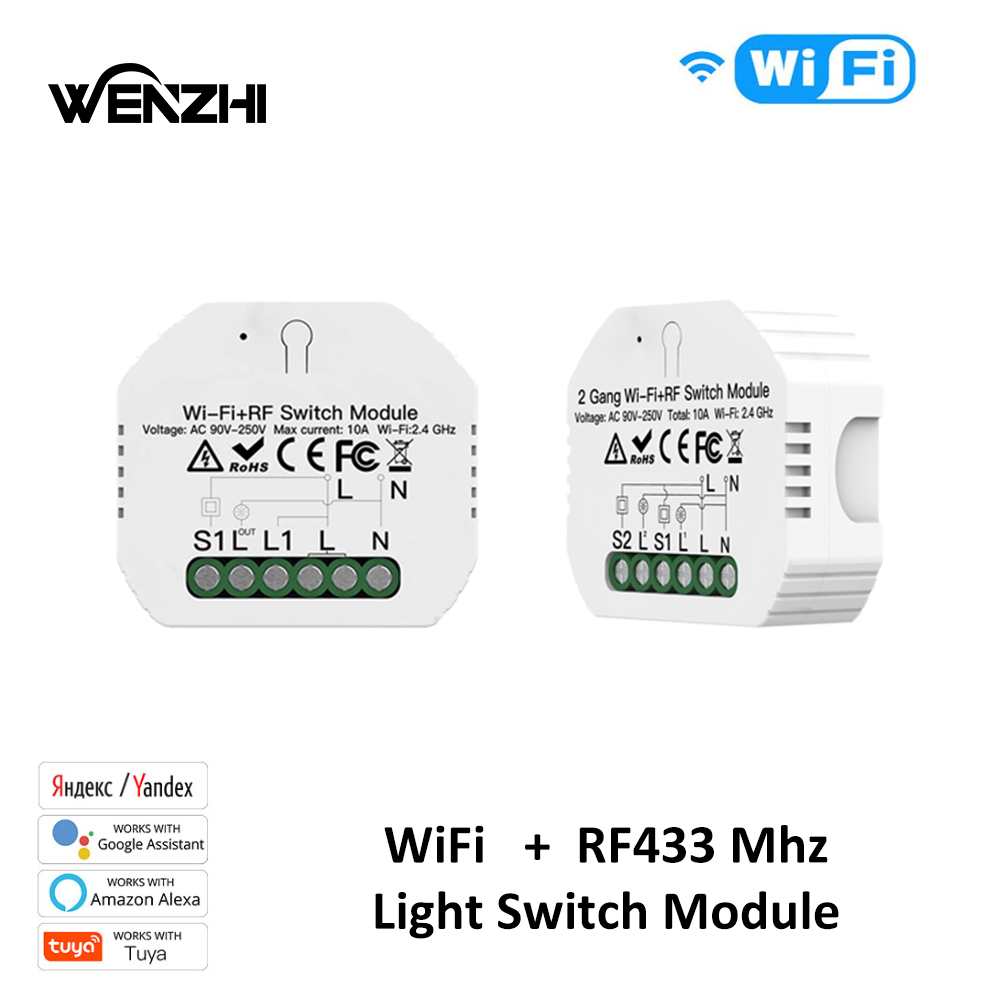 1/2Gang Light Switch DIY Modul – обзор и цена Home Automation Panel Diy