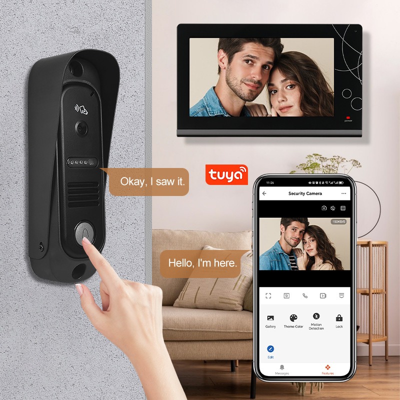 Smart Home 7 Inch WiFi Video D – обзор и цена Smart Doorbell Wired
