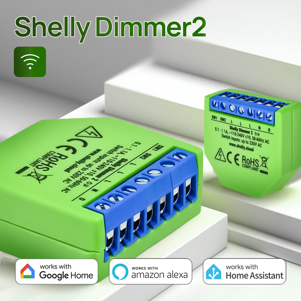 Shelly Dimmer 2 Smart Switch M – обзор и цена Shelly Relay Module