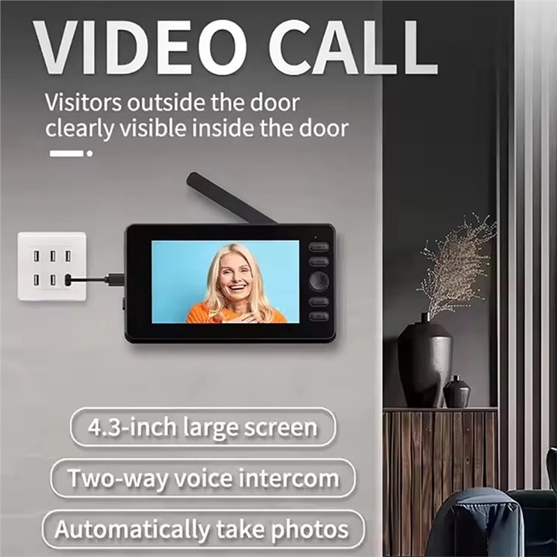 24-Hour Delivery Two-Way Inter – обзор и цена Smart Doorbell Wired