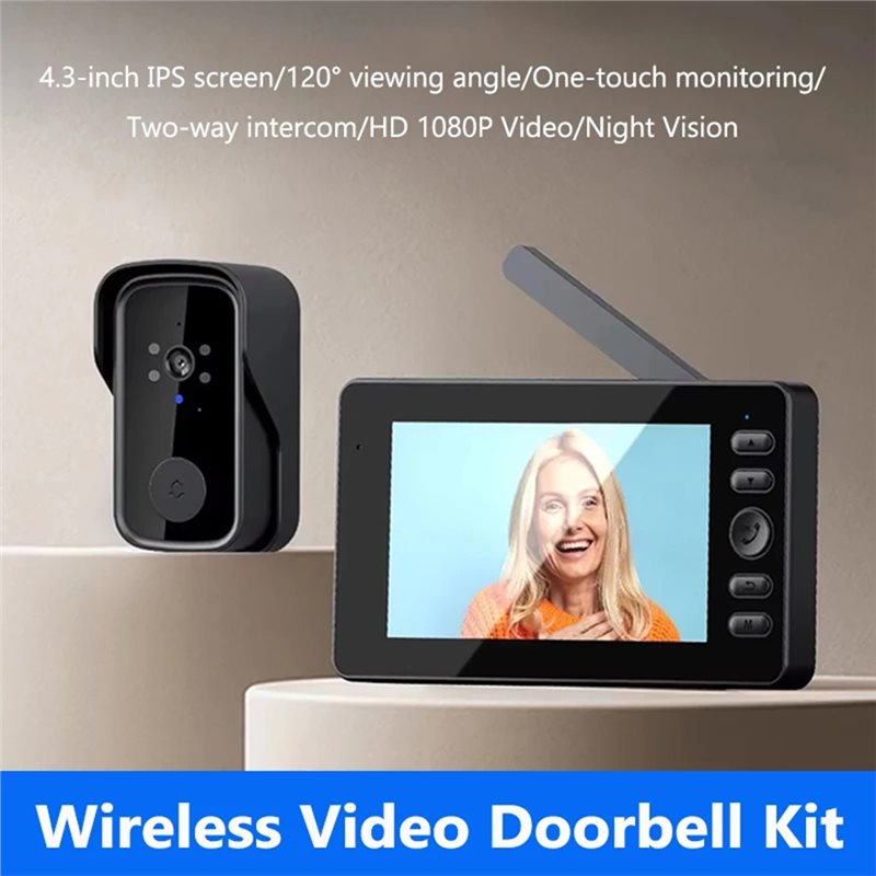 24-Hour Delivery Two-Way Inter – обзор и цена Smart Doorbell Wired