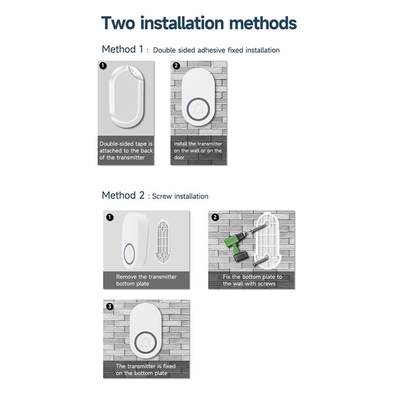 ABHU New Wireless Outdoor Door – обзор и цена Smart Doorbell Wired